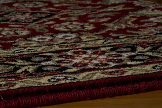 Momeni Persian Heritage PH-02 Burgundy Area Rug Closeup