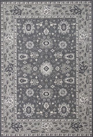 KAS Pesha 7204 Charcoal/Grey Agra Machine Woven Area Rug