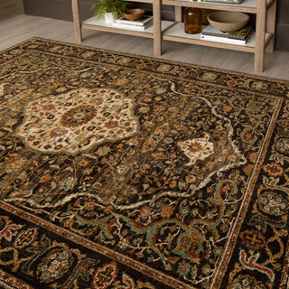 Karastan Spice Market Petra Charcoal Area Rug Main Image