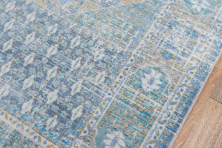 Momeni Petra PE-02 Blue Area Rug Close up