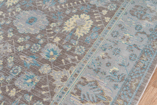 Momeni Petra PE-04 Dark Grey Area Rug Close up