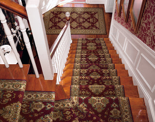 Momeni Persian Garden PG-01 Burgundy Area Rug Roomshot Feature