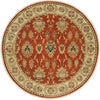 Kalaty Pasha PH-974 Rust/Ivory Area Rug Round