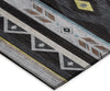 Dalyn Phoenix PH3 Black Area Rug Corner Image