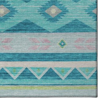 Dalyn Phoenix PH3 Teal Area Rug Closeup Image