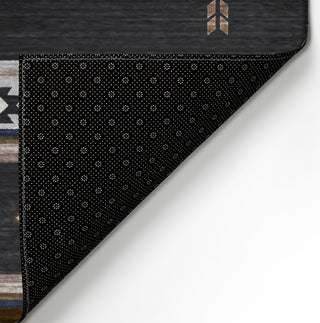 Dalyn Phoenix PH4 Black Area Rug Backing Image