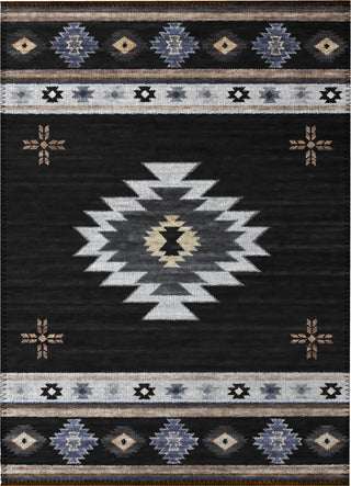 Dalyn Phoenix PH4 Black Area Rug main image