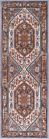 Surya Patina PIA-2308 Medium Gray Blush Charcoal Navy Burnt Orange Taupe Butter Bright Red Area Rug Mirror Runner Image