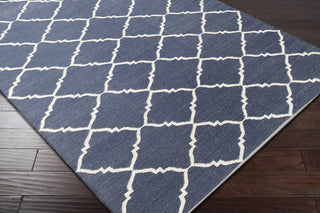 Surya Picnic PIC-4001 Navy Area Rug 5x8 Corner