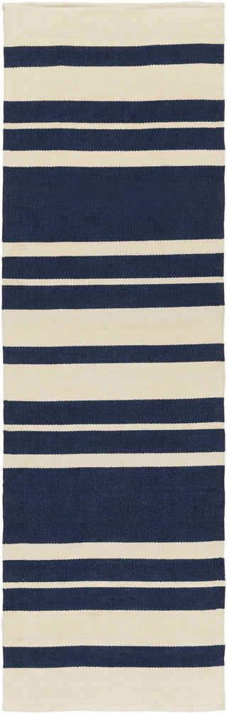 Surya Picnic PIC-4007 Navy Area Rug 2'6'' x 8' Runner