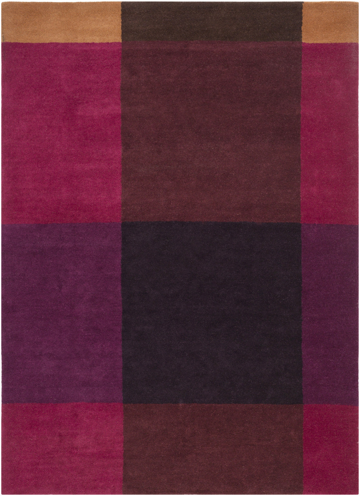 Surya Plaid PID-1000 Red Area Rug by Ted Baker