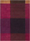 Surya Plaid PID-1000 Red Area Rug by Ted Baker 5' X 7'6''