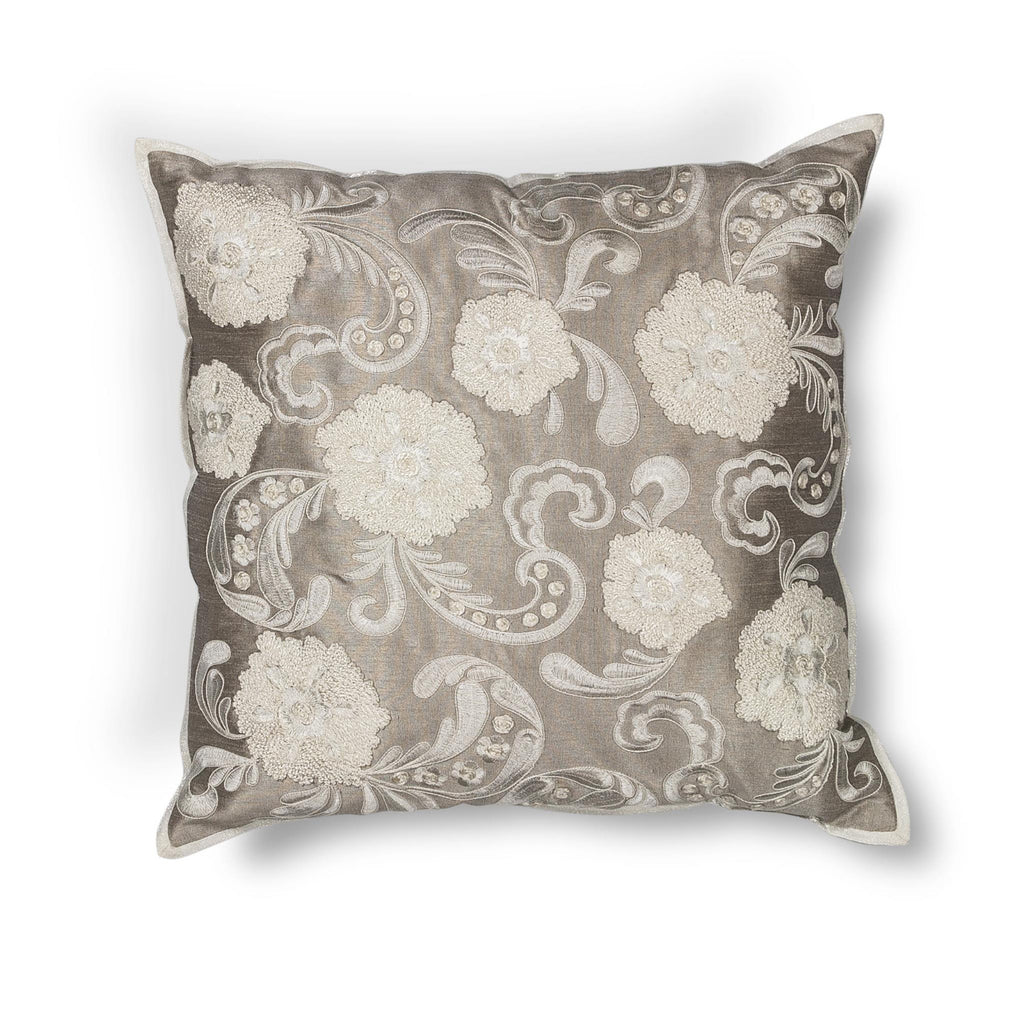 KAS Pillow L179 Silver Floral main image