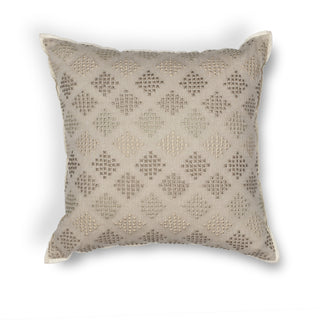 KAS Pillow L185 Taupe Diamonds 