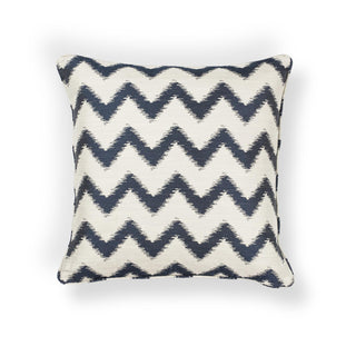 KAS Pillow L244 Ivory/Navy Chevron main image