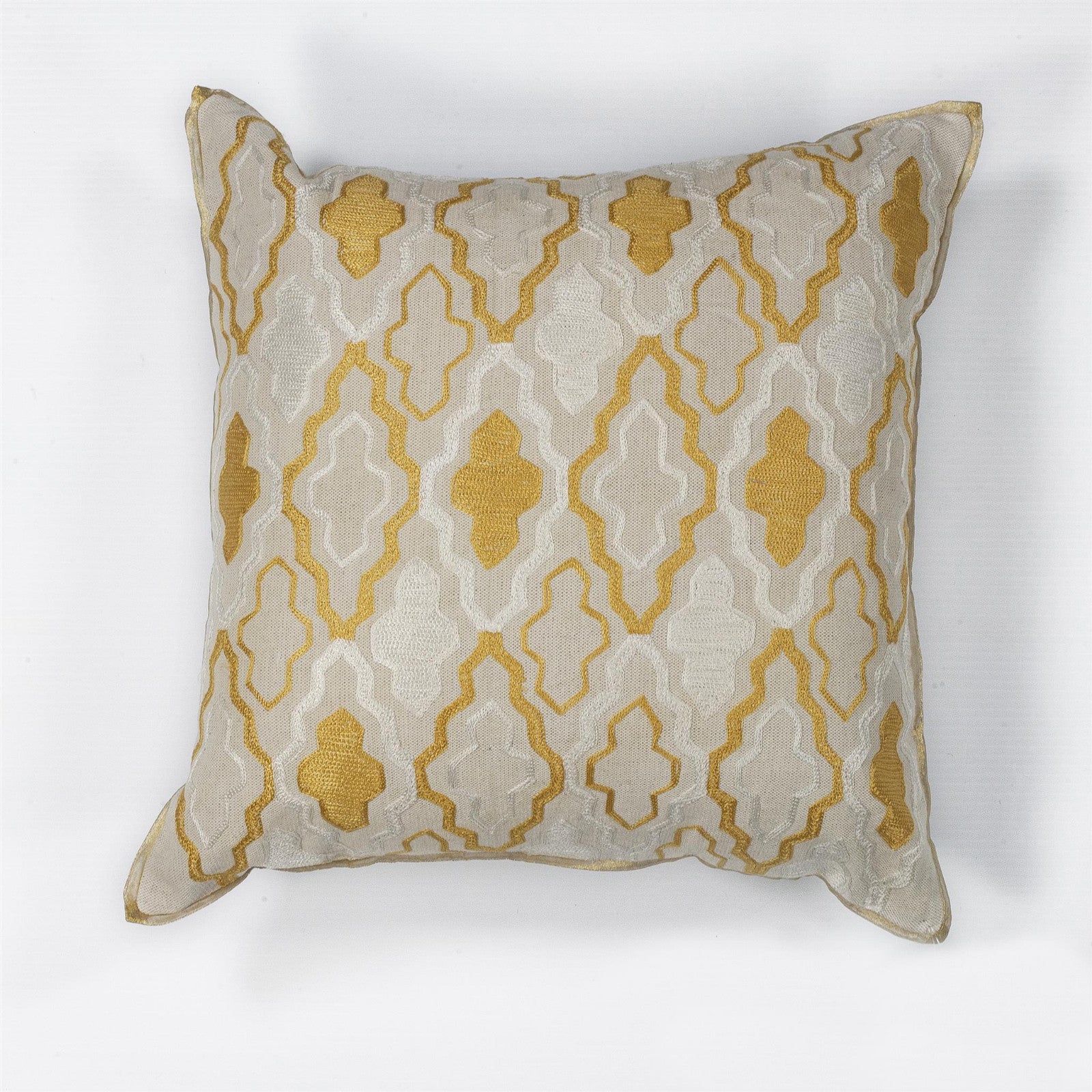 KAS Pillow L132 Ivory/Yellow Groove main image