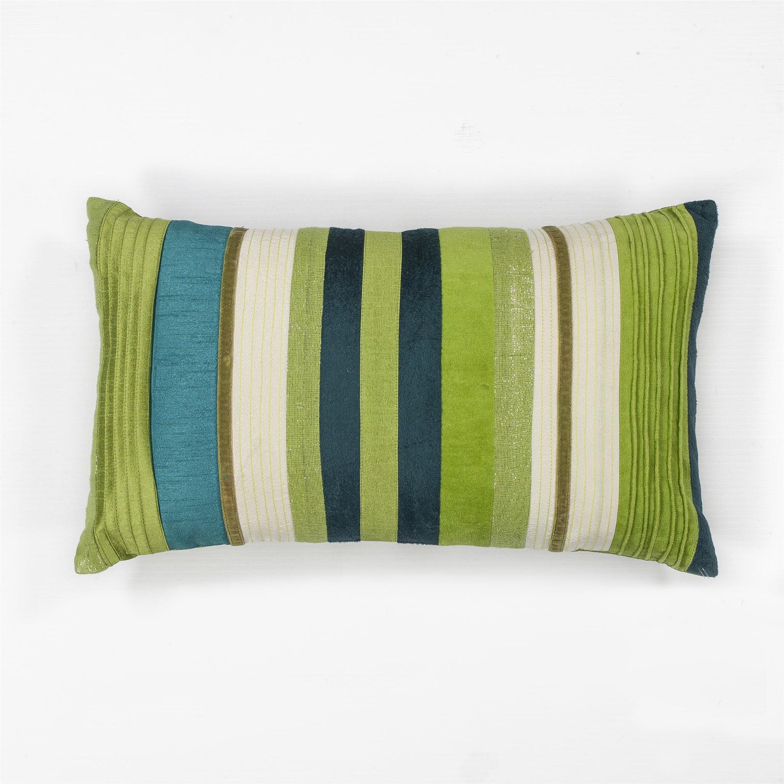 KAS Pillow L169 Teal Green Stripes main image