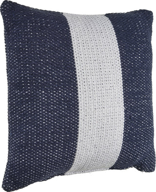 LR Resources Pillows 04647 Navy Indigo/White Angle Image