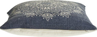 LR Resources Pillows 04692 Navy/Cream Angle Image