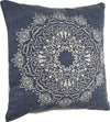 LR Resources Pillows 04692 Navy/Cream Backing Image