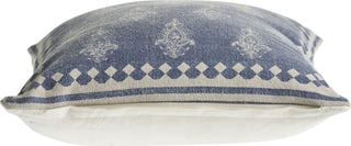 LR Resources Pillows 04716 Vintage Indigo/Cream Angle Image