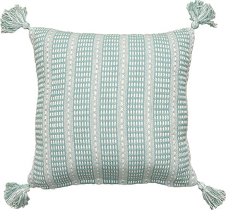 LR Resources Pillows 07309 Teal/Cream main image