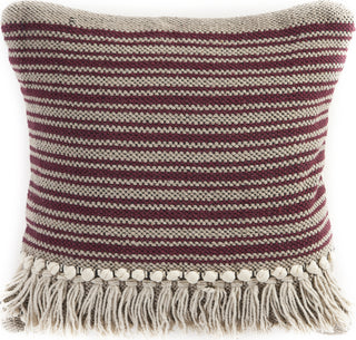 LR Resources Pillows 07316 Maroon/Black main image