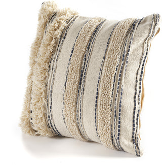 LR Resources Pillows 07321 Natural/Black Backing Image