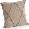 LR Resources Pillows 07325 Taupe Detail Image