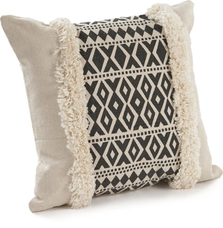 LR Resources Pillows 07333 Black/Natural Angle Image