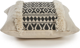 LR Resources Pillows 07333 Black/Natural Backing Image