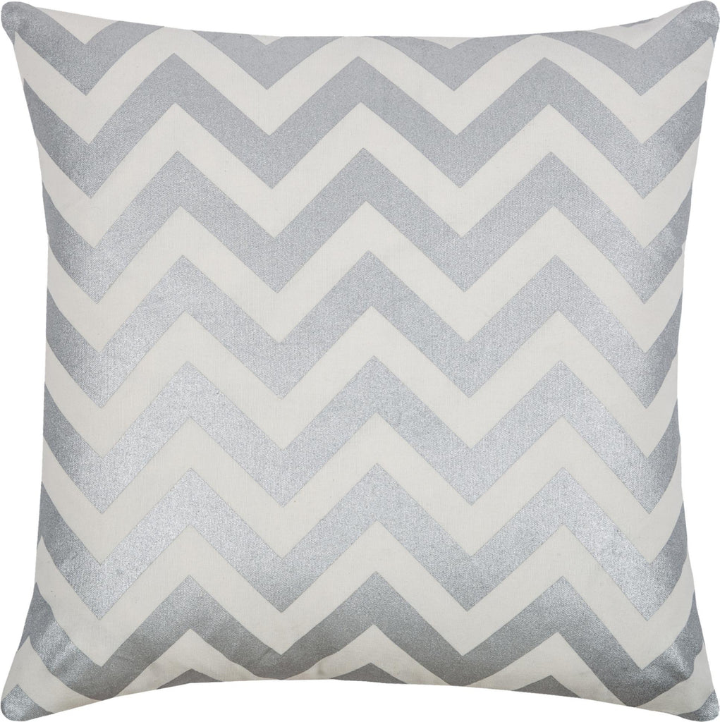 Rizzy Pillows T08777 Silver