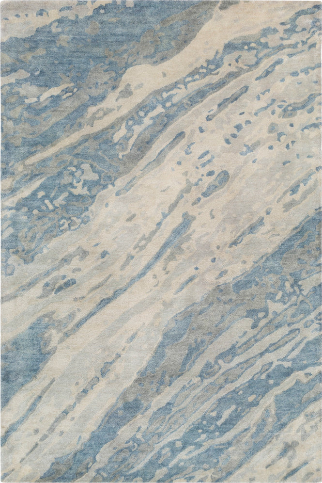 Surya Pisces PIS-1002 Denim Sage Ivory Area Rug main image