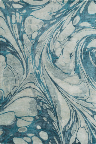 Surya Pisces PIS-1004 Sea Foam Teal Sage Area Rug main image