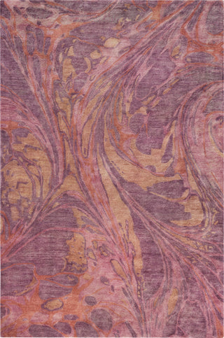 Surya Pisces PIS-1005 Rose Eggplant Burnt Orange Camel Area Rug main image