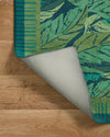 Loloi Pisolino PSO-04 Teal / Lagoon Area Rug by Justina Blakeney Backing Image
