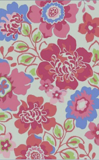 Peek-A-Boo PKB-7007 Pink Area Rug by Surya 5' X 7'6''