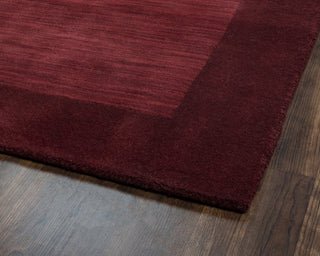 Rizzy Platoon PL0866 Red Area Rug Corner Shot