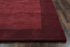 Rizzy Platoon PL0866 Red Area Rug Edge Shot