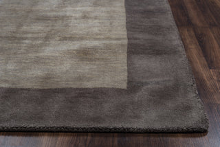 Rizzy Platoon PL2847 Tan Area Rug Edge Shot