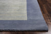 Rizzy Platoon PL2849 Light Blue Area Rug Edge Shot