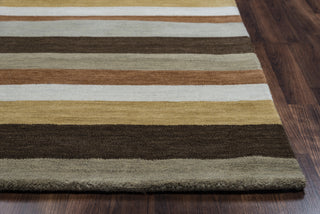 Rizzy Platoon PL3131 multi Area Rug Edge Shot Feature