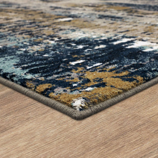 Karastan Vanguard by Drew and Jonathan Home Placid Majolica Blue Area Rug Lifestyle Image