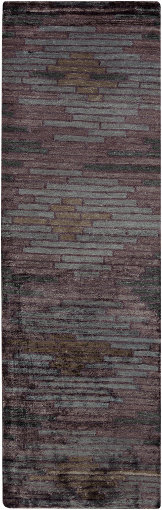 Surya Platinum PLAT-9005 Eggplant Area Rug 2'6'' x 8' Runner