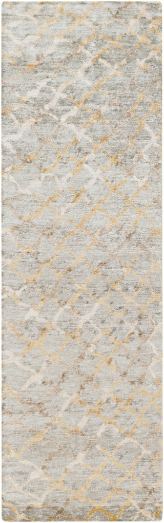 Surya Platinum PLAT-9018 Light Gray Area Rug 2'6'' x 8' Runner