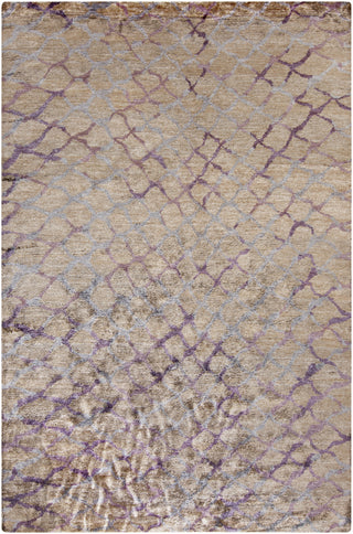 Surya Platinum PLAT-9020 Eggplant Area Rug 5' x 8'