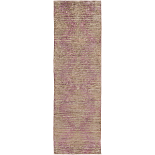 Surya Platinum PLAT-9025 Lavender Area Rug 2'6'' x 8' Runner