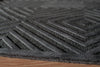 Momeni Platinum PN-02 Charcoal Area Rug Corner Shot