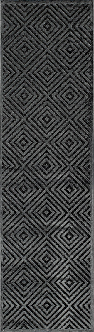 Momeni Platinum PN-02 Charcoal Area Rug Closeup