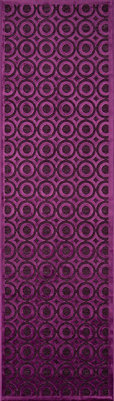 Momeni Platinum PN-03 Aubergine Area Rug Closeup